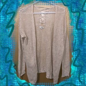 Creamy Criss-Cross Cardigan